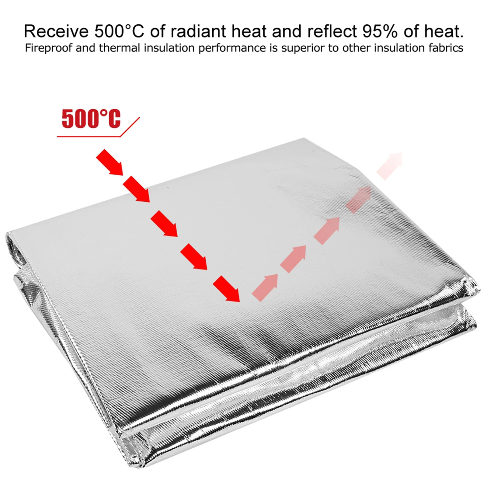 ZK40 500° Heat Insulation Anti fire Anti scalding High Temperature Resistant Anti radiation Apron