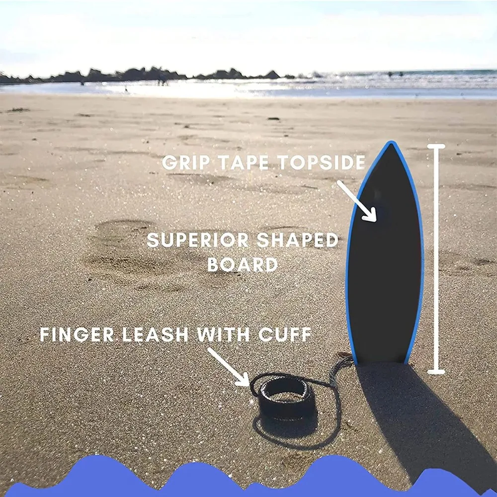 Mini tavola da surf con dita, tavola da surf con dita d'acqua che soffia vento, tavola da surf ad aria per skateboard con dita fresche e romantiche