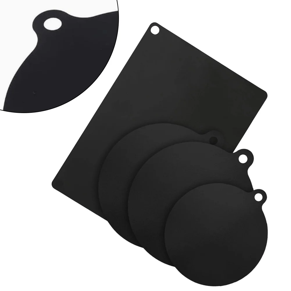 Four Piece Silicone Mat Set for Induction Cooktops Offering Protection from Scratches and Enhanced Grip for Cookware