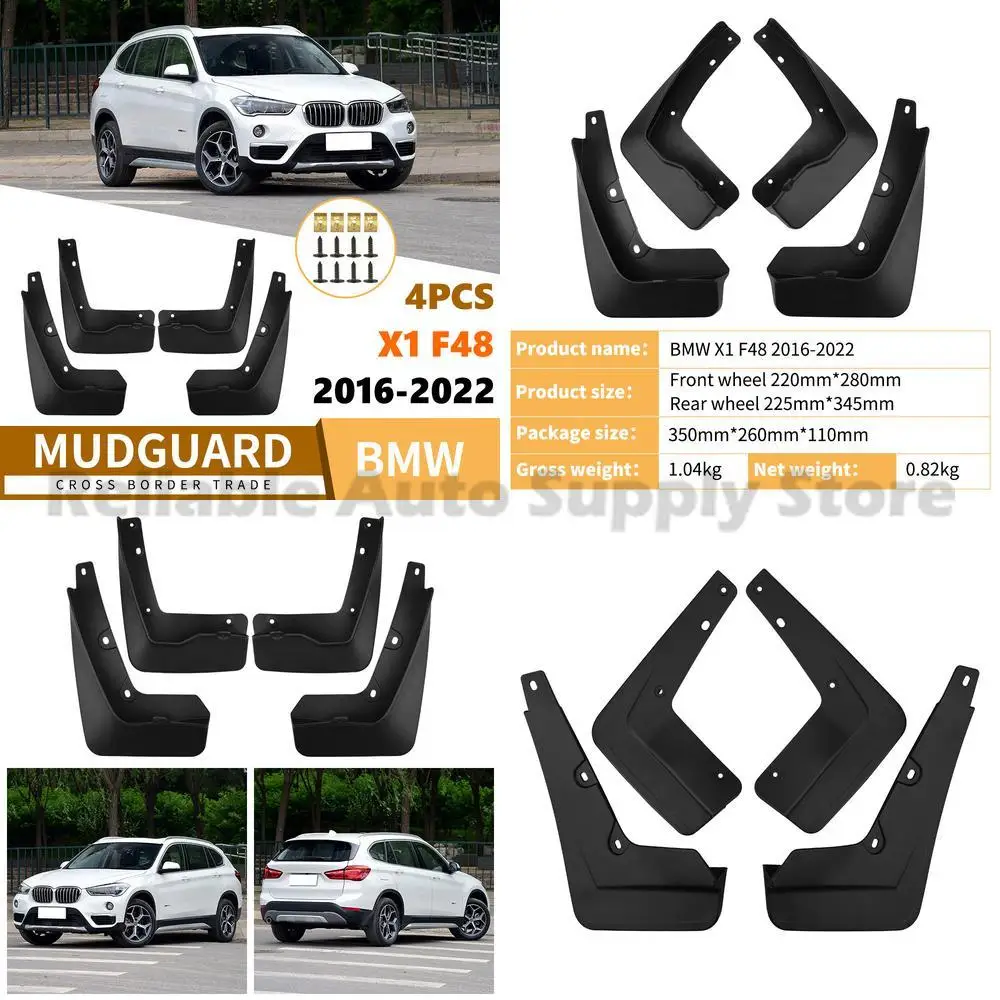 

For BMW X1 E84 2016-2022 Car Mud Flaps Rubber Fender Liner Auto Accessories Drop Shipping Premium Quality Durable Weather Resist
