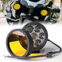 4.5/5inch LED Beads Spotlights Switch Wire Harness Motorcycle Fog Lights For BMW R1200GS F800GS F700GS F650 K1600 Auxiliary Lamp
