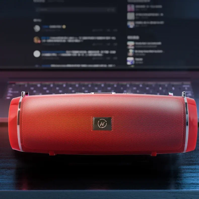 XIAOMI مكبر صوت بخاصية البلوتوث قابل للنقل صغير لاسلكي عالي الدقة صوت محيطي خارجي مقاوم للماء للتخييم والحفلات