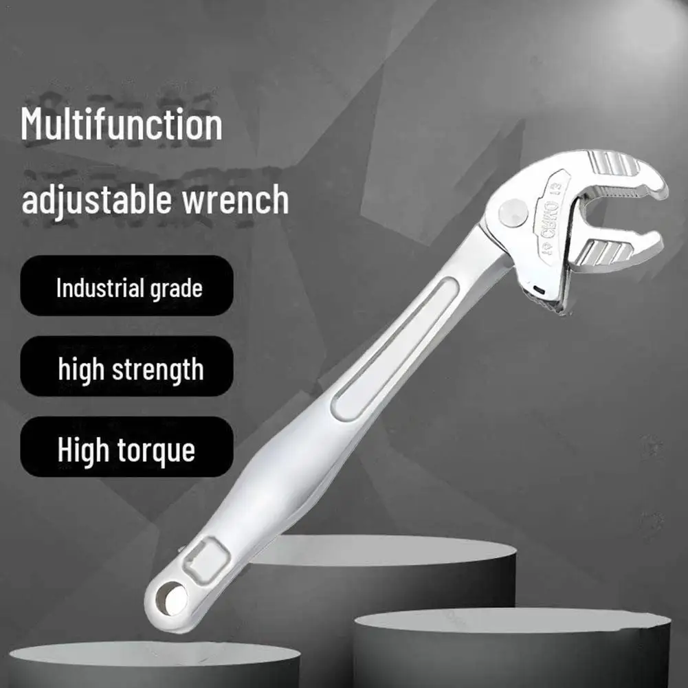 

Heavy-Duty Industrial Crab Claw Wrench Self-Adjusting Ratchet Wide Jaw For Automotive Piping Manufacturing