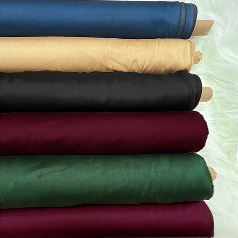 

Wide stretch double-sided satin Xiangyunsha silk fabric clothing trousers cheongsam shirt and dress