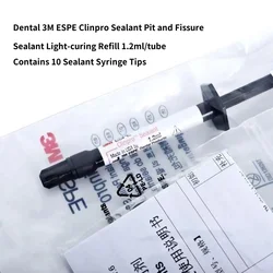 Dental 3M ESPE Clinpro Sealant Pit and Fissure Sealant Light-curing Refill 1.2ml/tube REF12647 Contains 10 Sealant Syringe Tips