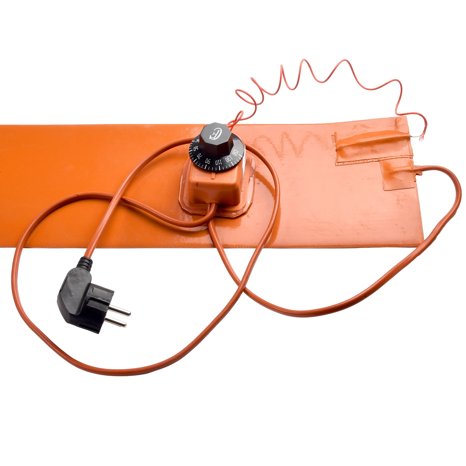 

Силиконовый нагревательный элемент (1 шт.) 15*91.5см, 220В, 1000-1300Вт, с вилкой EU, до 200 градусов, для гибки гитарных боковин, с контроллером