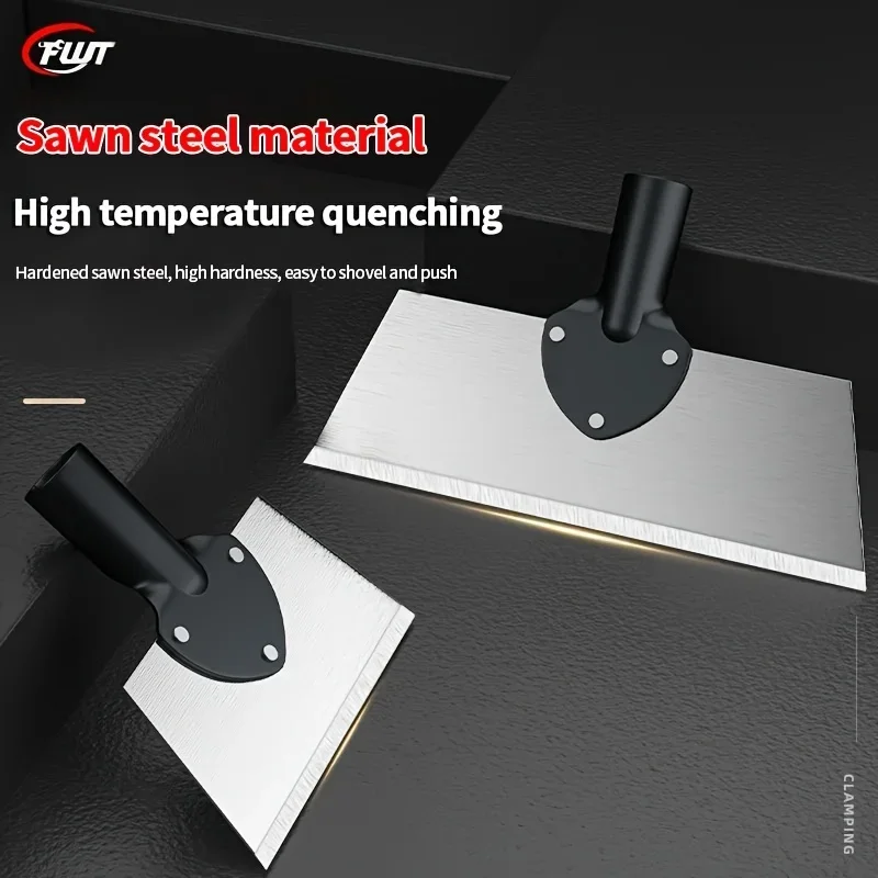 A manganese steel cleaning shovel with a metal head, a special shovel for home cleaning