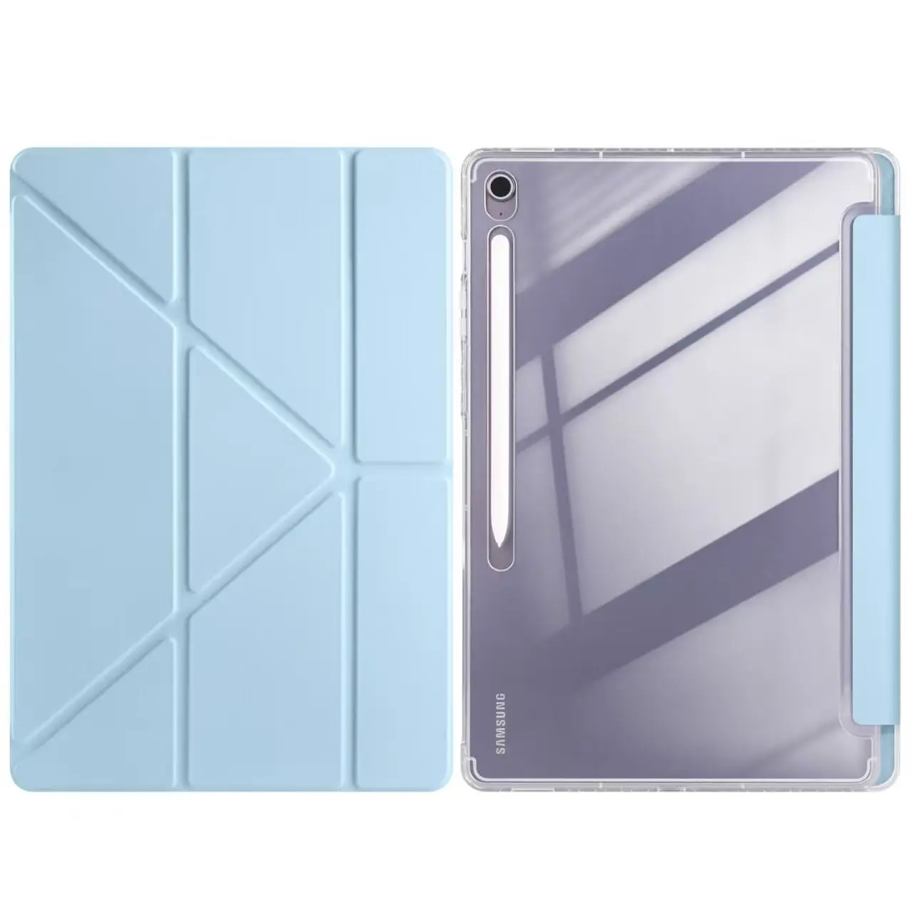 

Y Folding Acrylic Transparent Case for Samsung Galaxy Tab S11 Ultra 14.6 2025 SM-X930 X936 14.6 inch with Pencil Holder