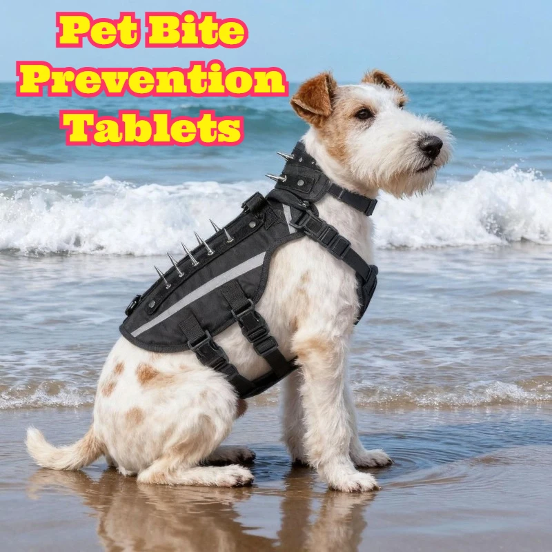 

Dog Anti Bite Clothing Outdoor Anti Tear Armor Protective Gear Reflective Rivet Pet Clothes Adjustable Small Dogs Outdoor Outfit