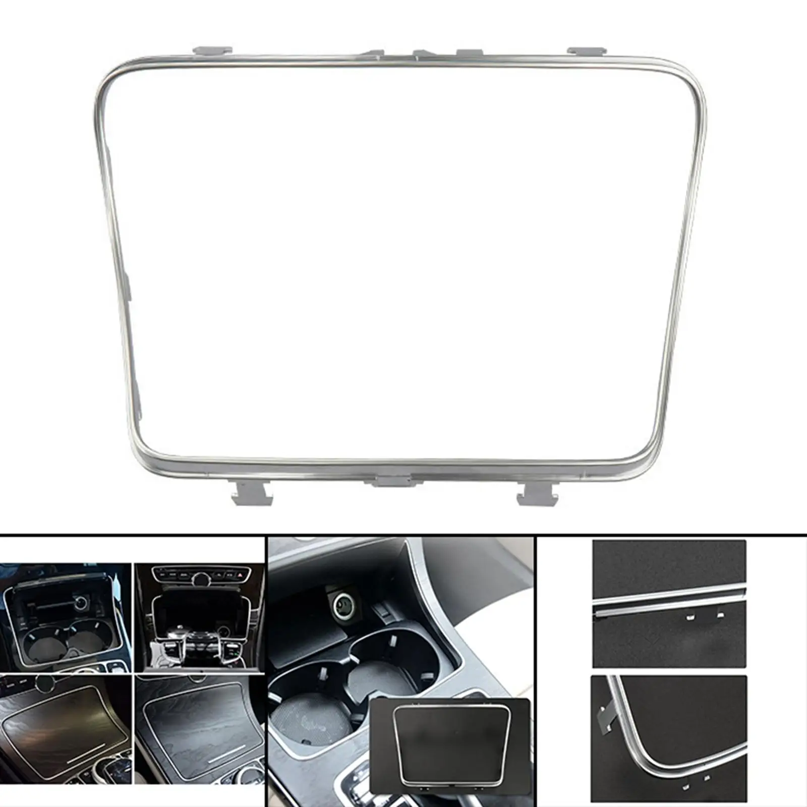 Cup Holder Strip Trim Frame, Stickers for C Class W205 GLC Class W205