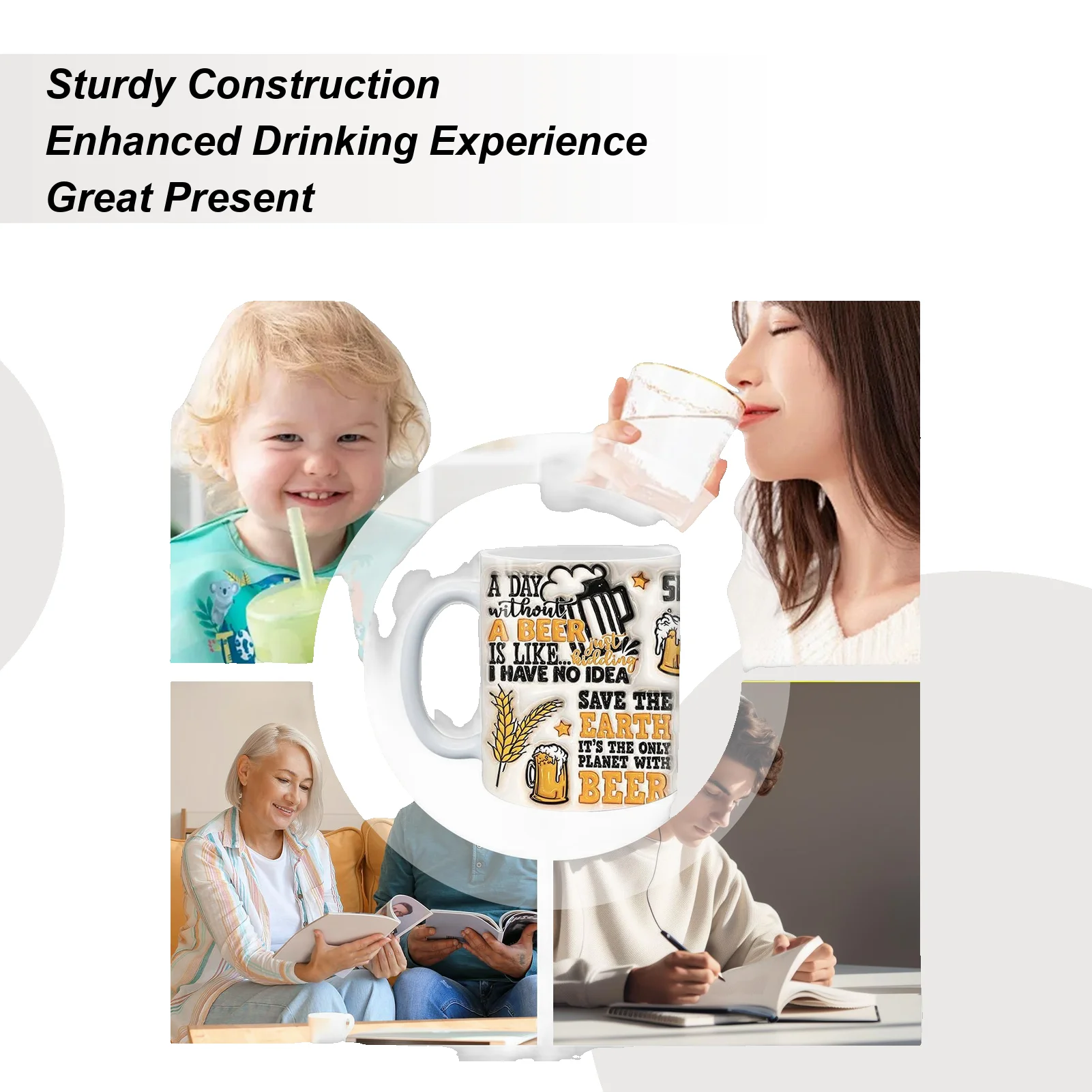 

Чашка для кофе для папы, 3D забавная керамическая чашка для папы, украшение для дома для пива, виски, полка, стол, семейная вечеринка, пикник, кемпинг, Хэллоуин, дом