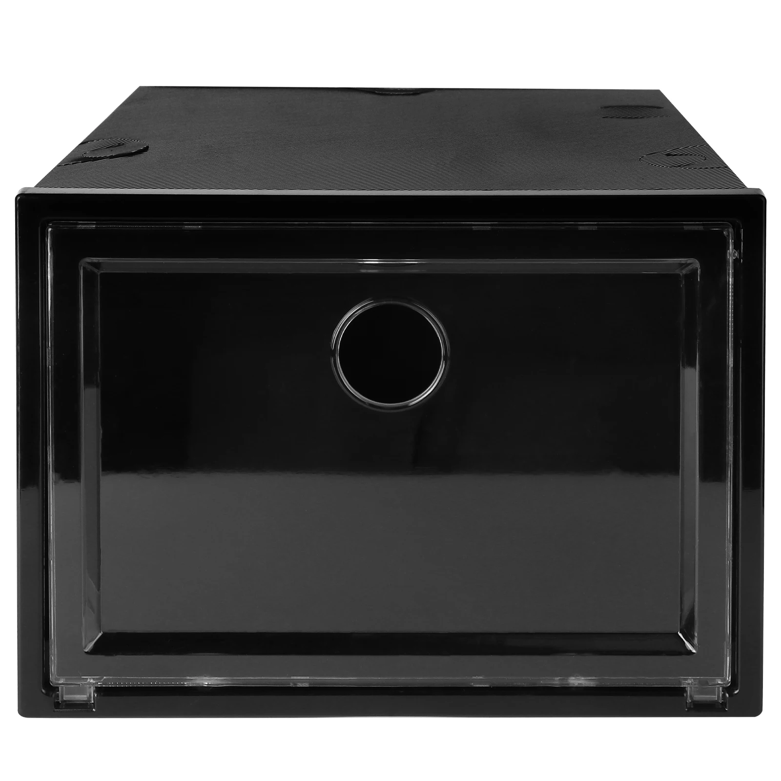 

1pc Dust-proof Shoe Storage Container Transparent Storage Box Large Capacity PP Plastic Material Footwear Case Stackable