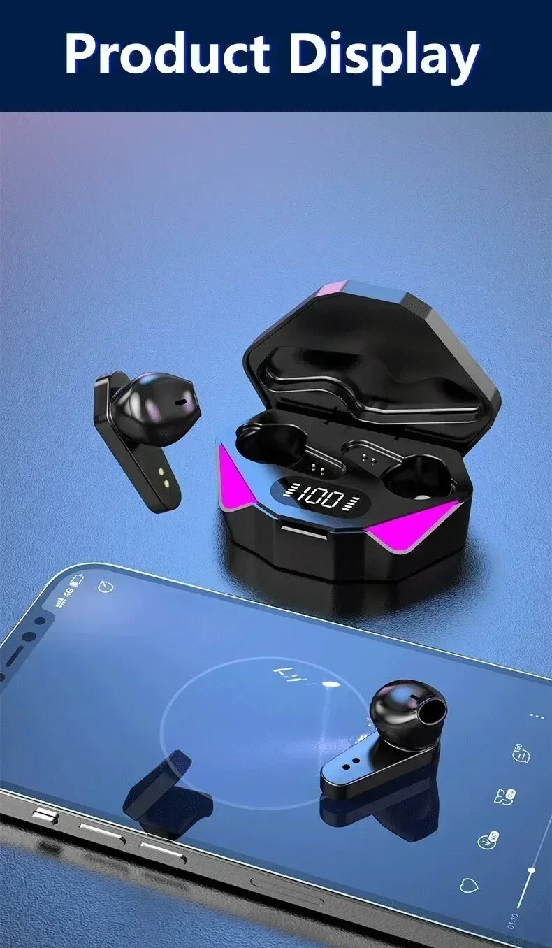 X15 Tws Wireless Bluetooth Headphones With Low Latency Gaming Mode_voghion.com