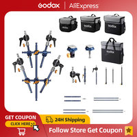 Godox LiteFlow Cine Lighting Reflector Extend the Light Path  Extend Rod Ball-joint Arm Grip Case Photography Accessories