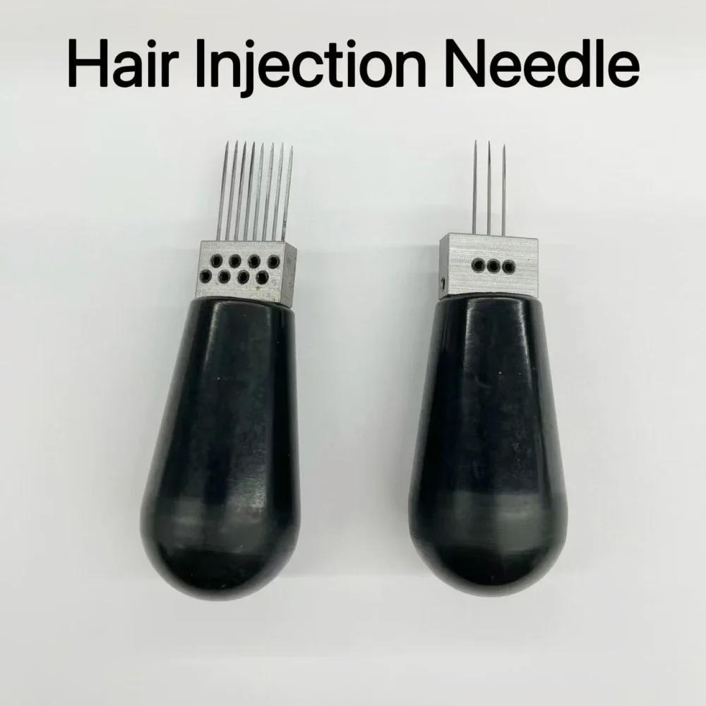 Handheld Hair Injection Needle Multi‑Pin Ventilating Needle Manual Wig Tool for PU Scalp Lace Wig Hair Weaving DIY Repair
