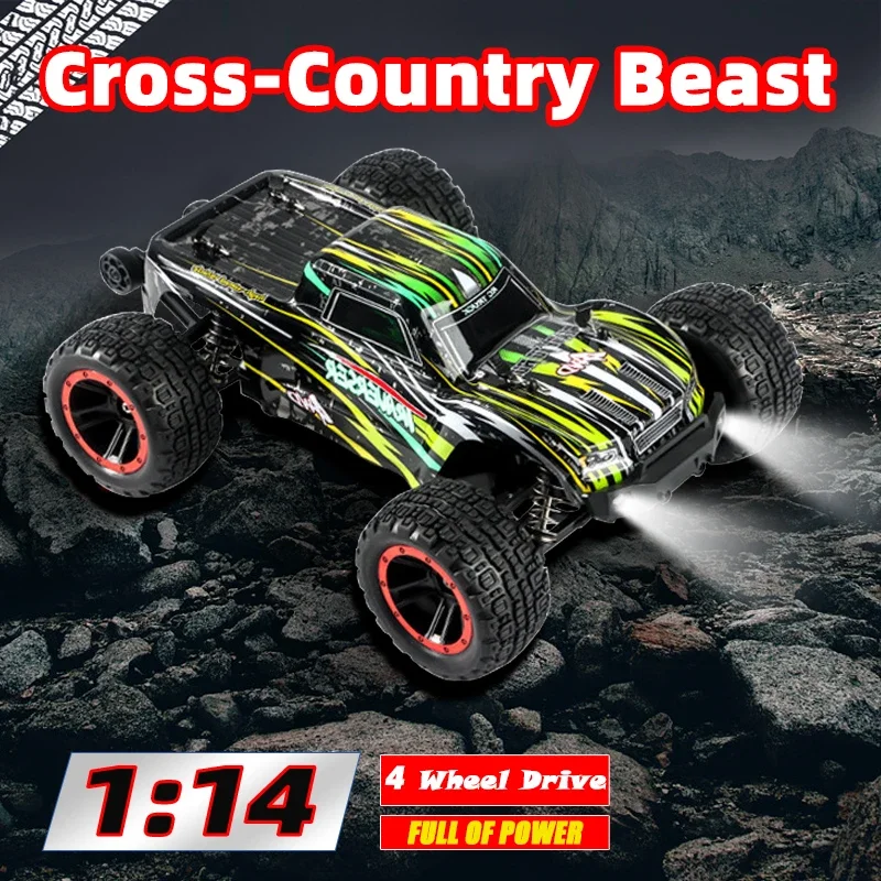 HBX T10 1/14 2.4G 4WD Modelli di veicoli per auto RC ad alta velocità spazzolati completamente proporzionali 35 km/h per bambini di età superiore a 14 anni