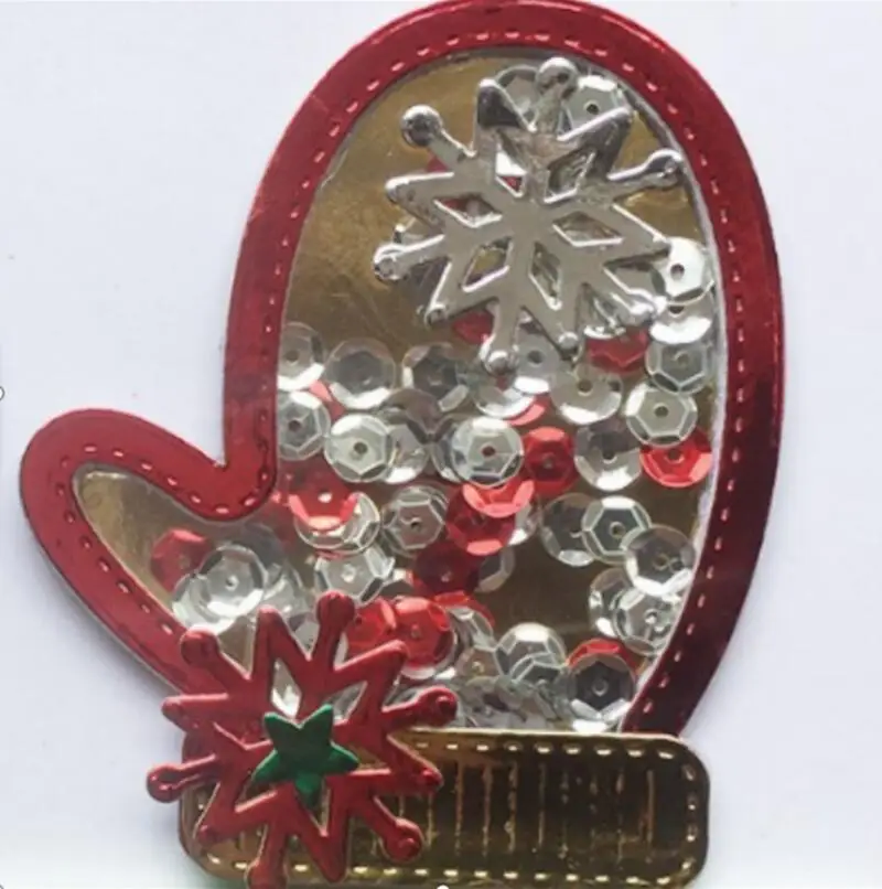 Christmas glove Metal Cutting Dies Stencil DIY Scrapbooking Album Paper Card Template Mold Embossing Craft Decoration