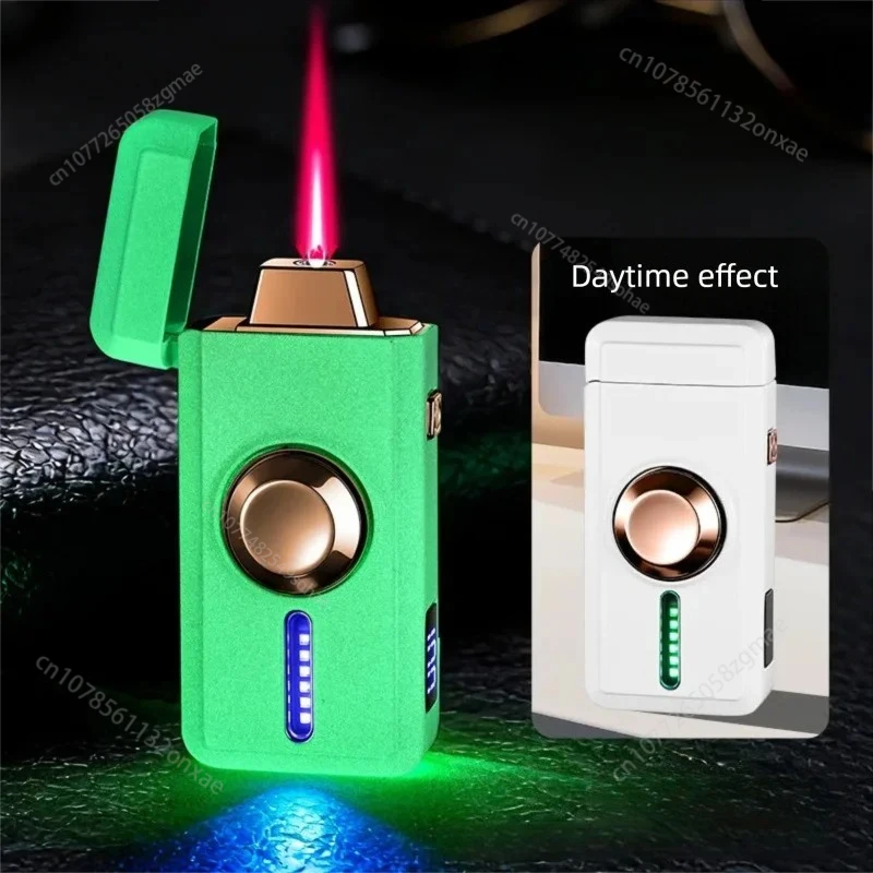 

Intelligent Voice Controlled Color Light Fingertip Gyro Lighter, Lighting Inflatable Lighter, Men's Fingertip Decompression Gift