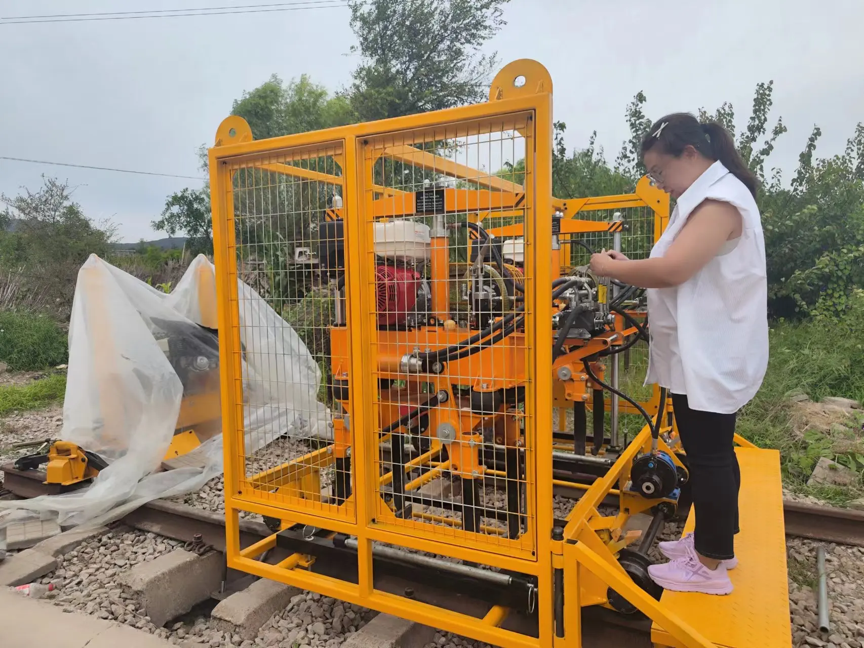 Smart Rail Stopmachine-eenheid / Smart Rail Ballast Bed Stopmachine voor spooronderhoud