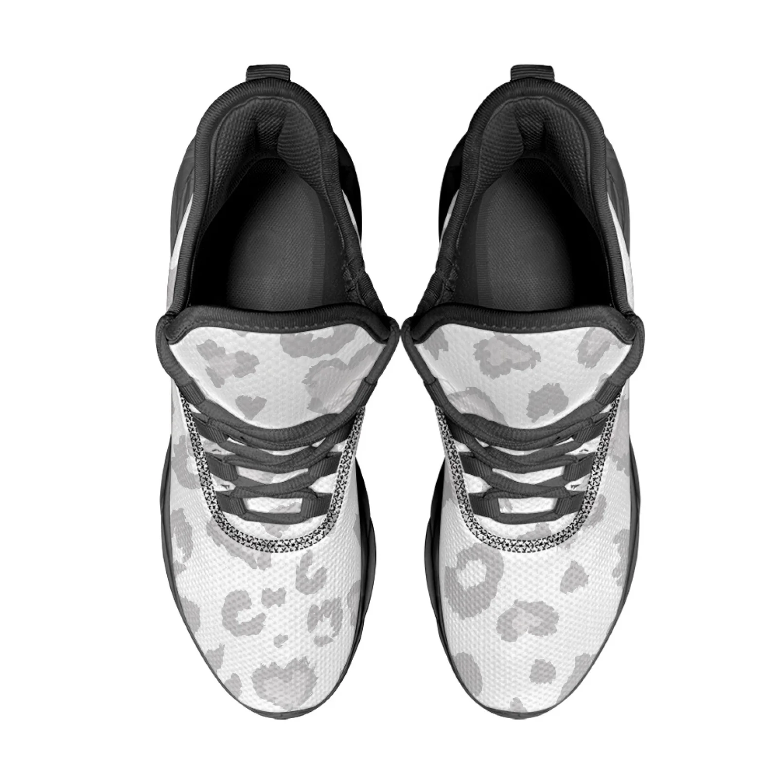 PENSTROLL PENSTROLL Comfortable Blade Sneakers Mesh & EVA Blade Running Sneaker for Sports Adults New Design Gray Leopard Print