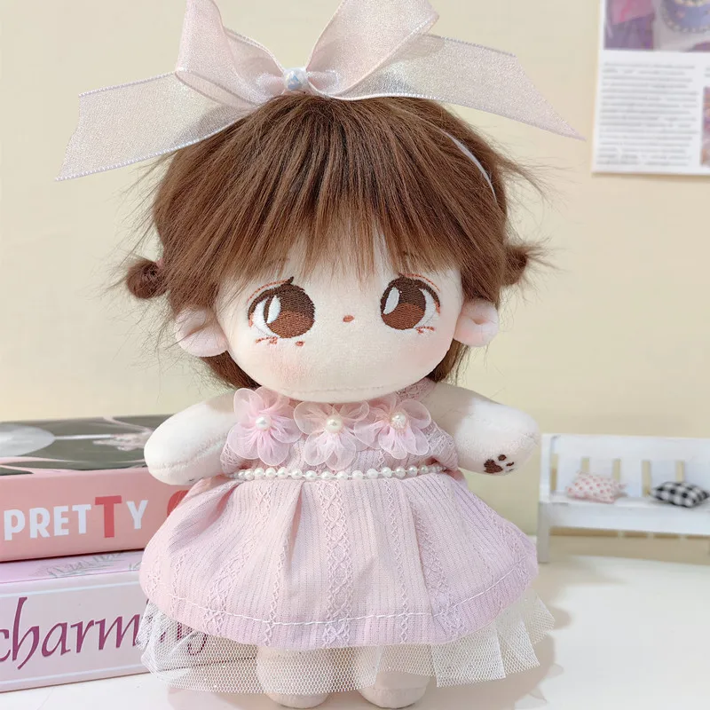 20cm Doll Clothes Dress Suit For 20cm Idol EXO Plush Dolls Accessories Replaceable Clothes Toys