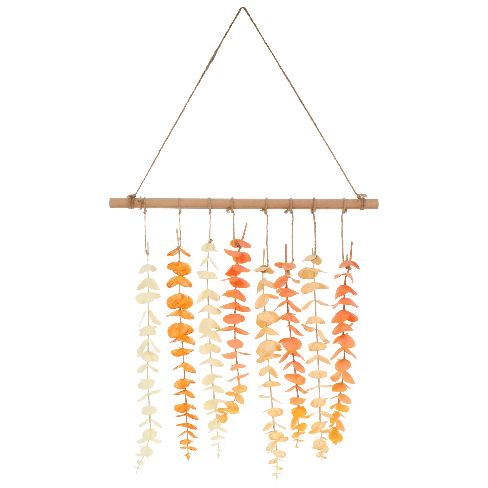 

Artificial Leaves Wall Hanging Decor Eucalyptus Wooden Plant Pendant Home AdornmentCreative Hanging Leaf Decor