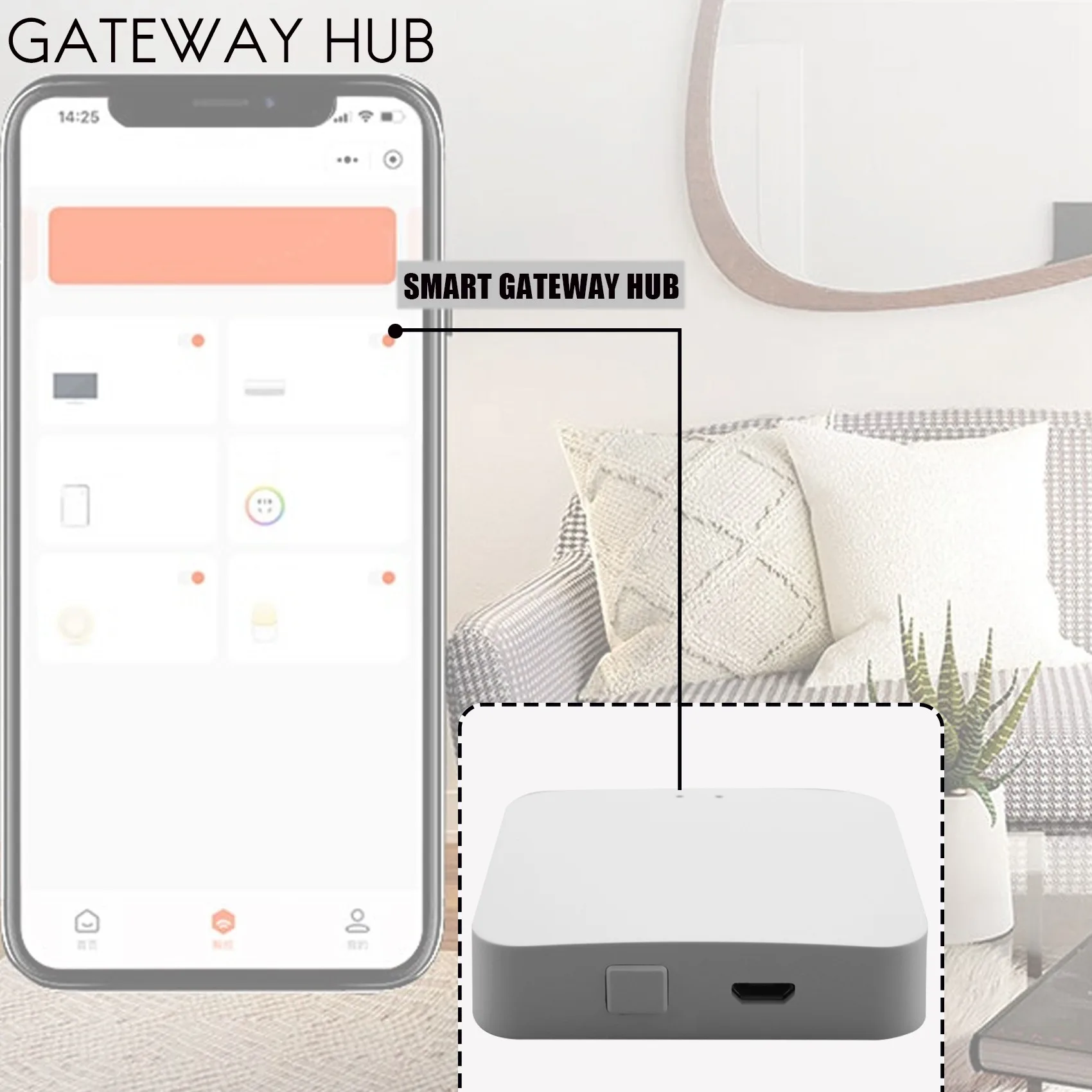 

Умный шлюз Tuya Zigbee, мост для умного дома, беспроводной пульт дистанционного управления через приложение Tuya Smart Life для всех устройств Tuya Zigbee 3.0 Smart Pro