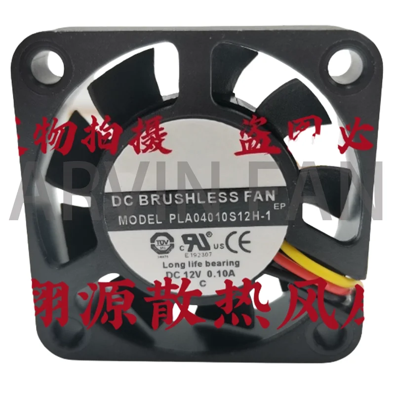 PLA04010S12H-1 12V 0.10A 4010 4CM مروحة صامتة