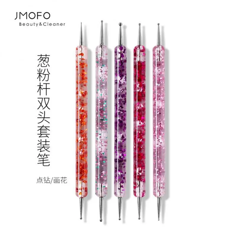 2/3/4SETS Manicure Tool Easy To Use Ergonomic Dual End Acrylic Nail Art Tool For Precise Painting And Drawing Dual End Pen