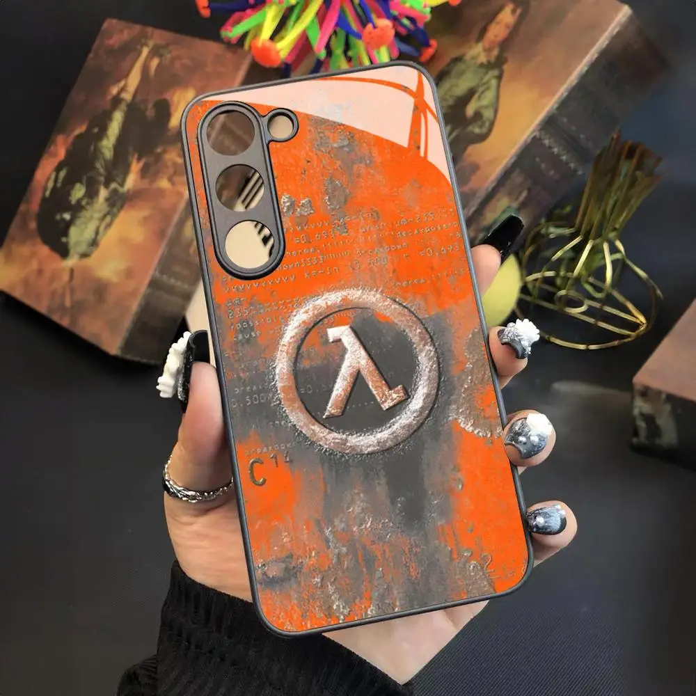 Half Life Alyx Phone Case for Samsung Galaxy S24 S23 S22 S21 S20 A24 A34 A54 A53 Note20 M54 Fe Ultra Plus Glass