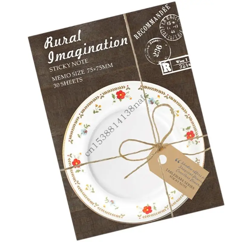 594F Creative Note Pad Pad Adhesive Note Bowl and Band Series Memos Pad