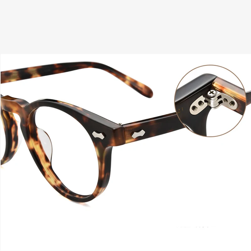 

New Oval Vintage Trendy Acetate Glasses Frame for Men and Women High Quality Optical Prescriptionr Eyewear
