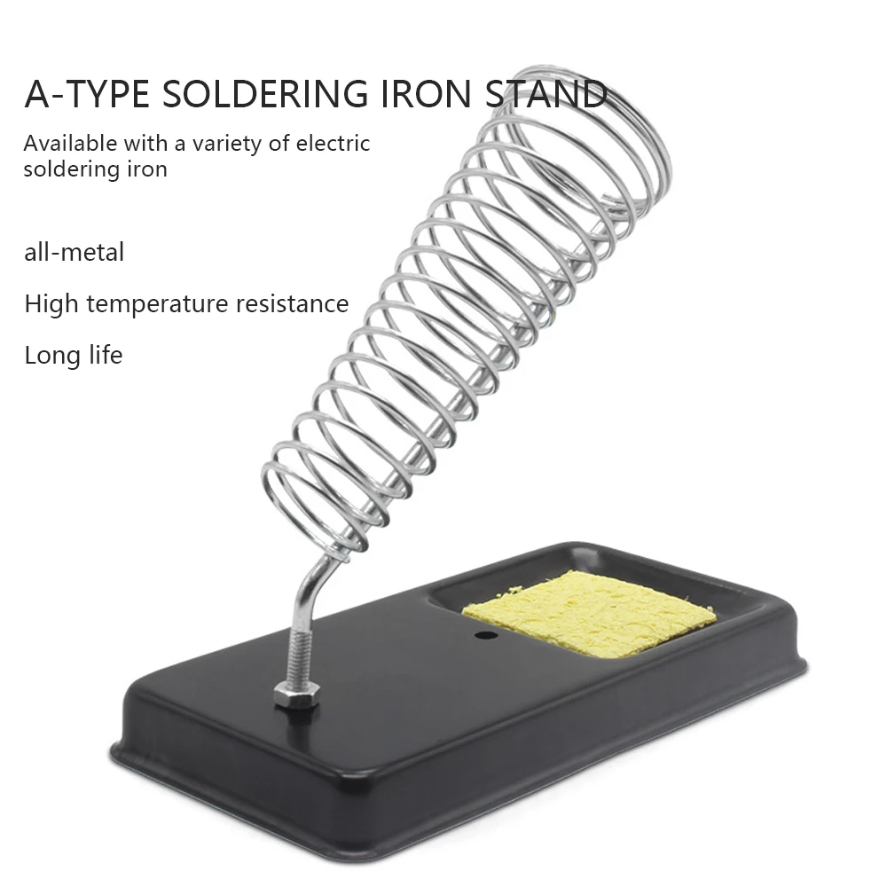 Metal Soldering Iron Stand Multifunctional Soldering Station Tin Wire Stand Sponge Stand Tool Accessories