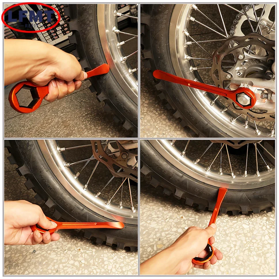 Motorcycle CNC Universal For Honda Yamaha Kawasaki Tire Repair Tire Lever Wrench Tool For KTM EXC EXCF SX SXF XC XCF image 4
