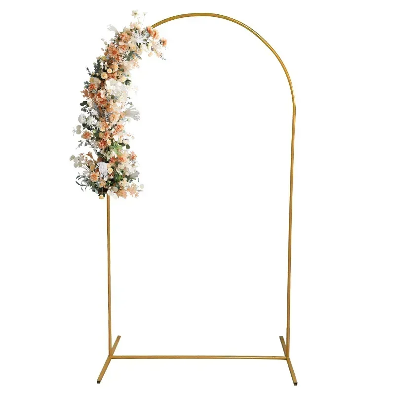 Hot 1 STKS Gouden Bruiloft Boog Stand, Party Decor Ballon Boog, 2025 Nieuwe Frame Achtergrond Houder Beugel, Maat 4FT 5FT 6FT 6.6FT 7.2FT - afbeelding 1