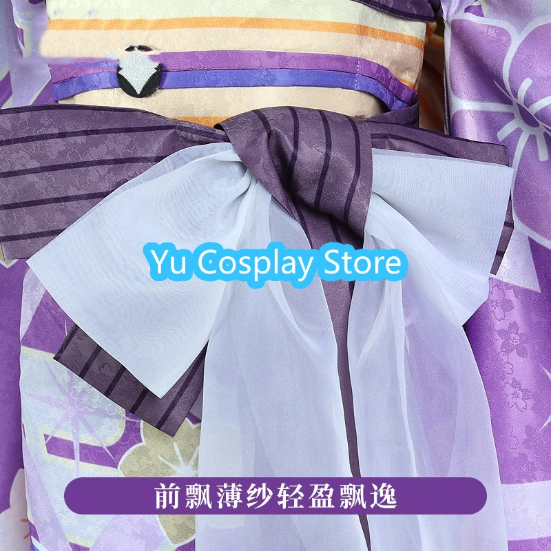 Akemi Homura Cosplay Costume Anime Puella Magi Madoka Magica Cosplay Kimono Dress Party Suit Halloween Uniforms Custom Made image 4