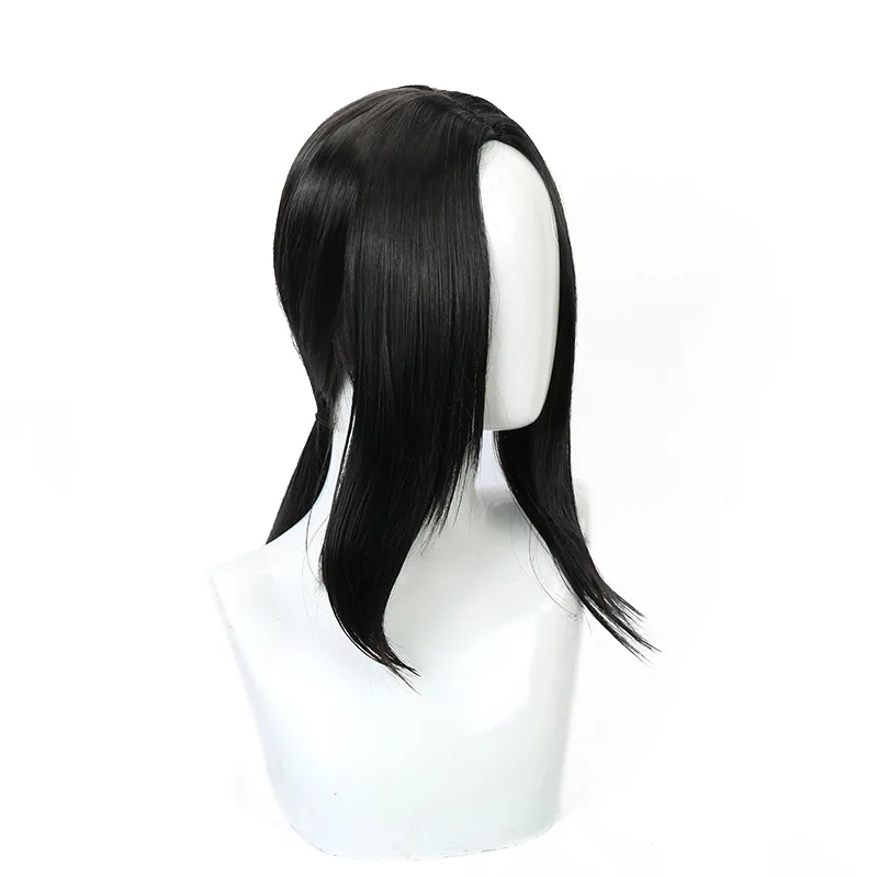 Naruto Uchiha Itachi estilo preto anime peruca cosplay de seda de alta temperatura