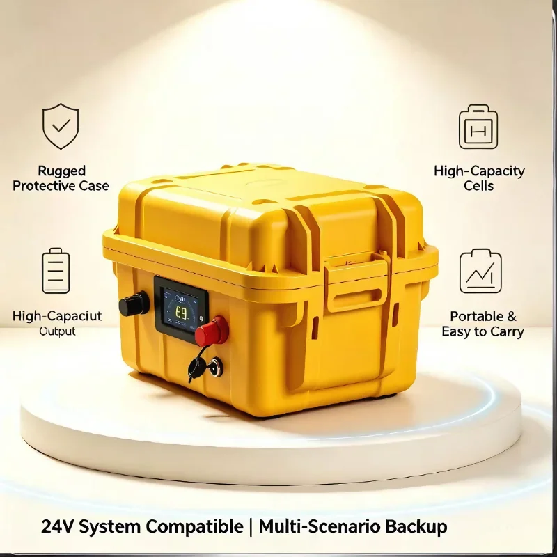 A flexible 24V60AH-300AH portable power platform that scales from light camping use to heavy-duty professional applications