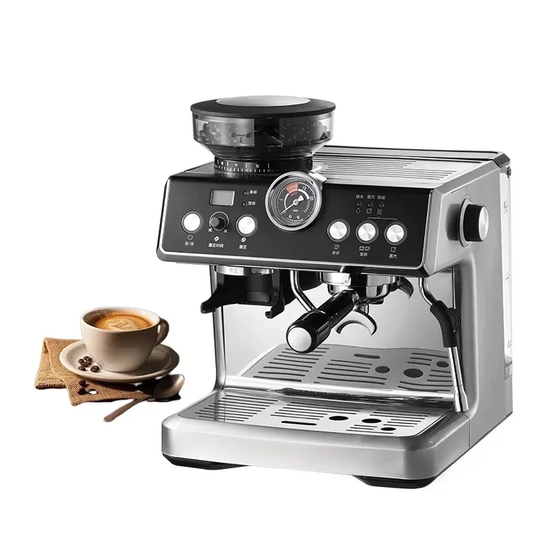 Wholesale Premium Quality Double Boiler Multi Function Coffee Maker Best Price Commercial Household Coffee Machine