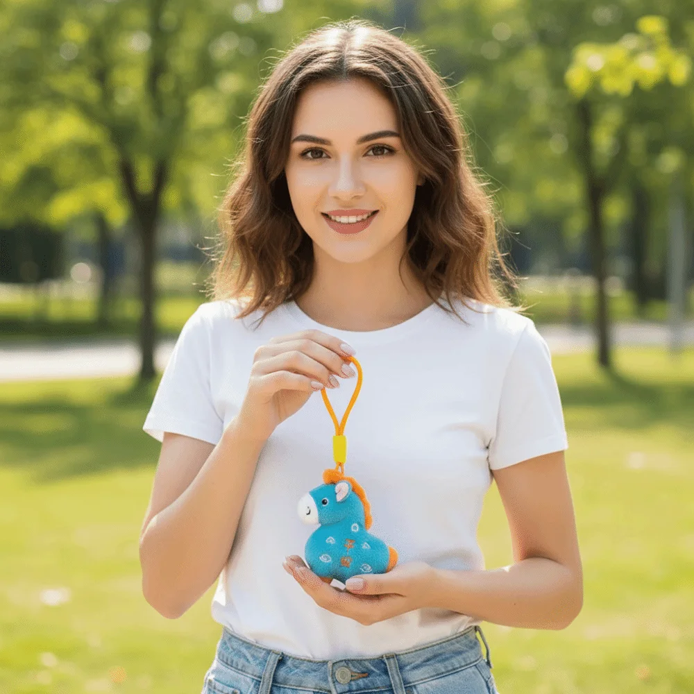 Pendentif cheval de dessin animé doux, année moelleuse du cheval, pendentif cheval riche, pendentif poney, cadeau