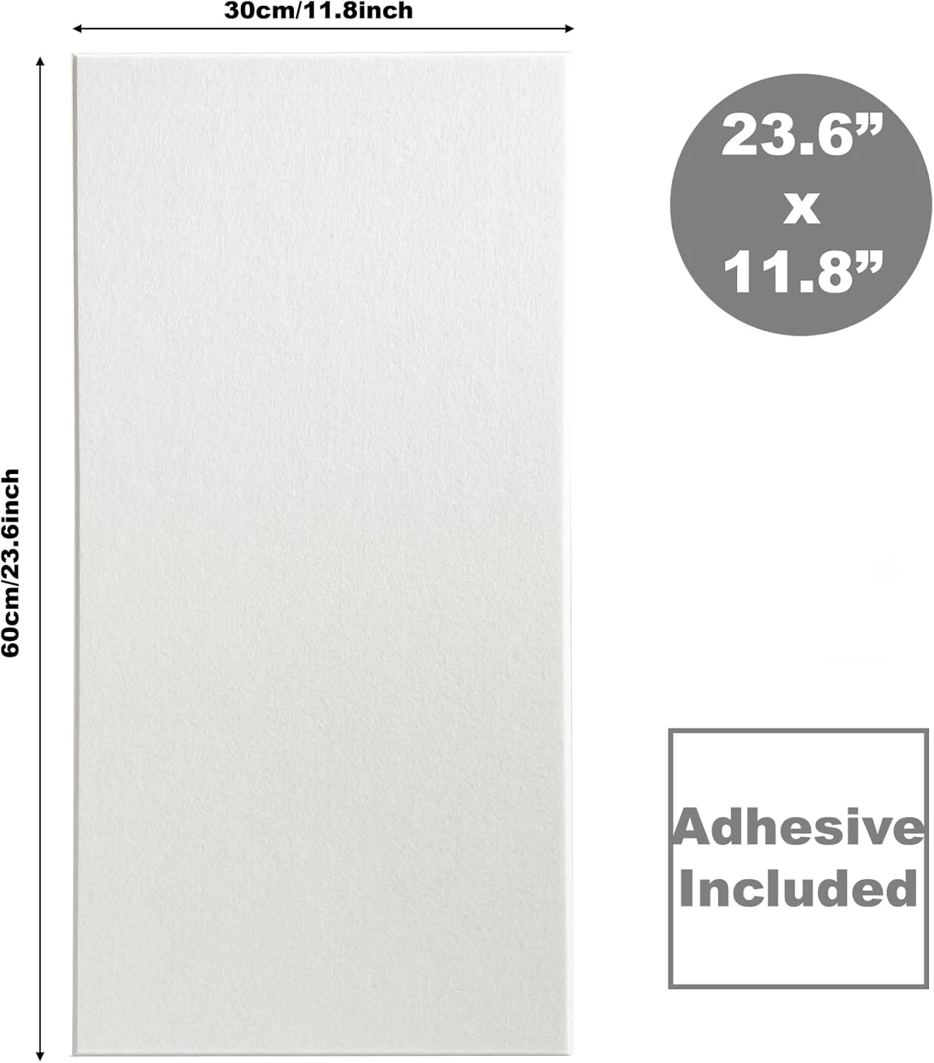 18PCS 30x60CM 0.9CM High Density Sound Proof Insulation Acoustic Wall Panel Soundproofing Absorbing Pin Note Felt Memo Cork Board for Studio Treatment Office Home Living Room Bedroom Decor School Decorative