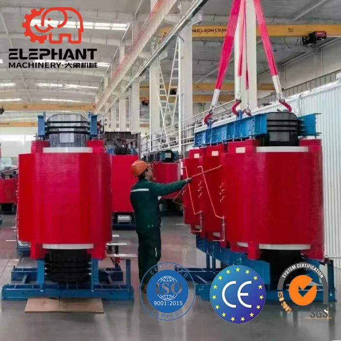 2500KVA Three Phase 50/60Hz 400V Output Yyn0/Dyn11 Vector Group Dry Type Transformer