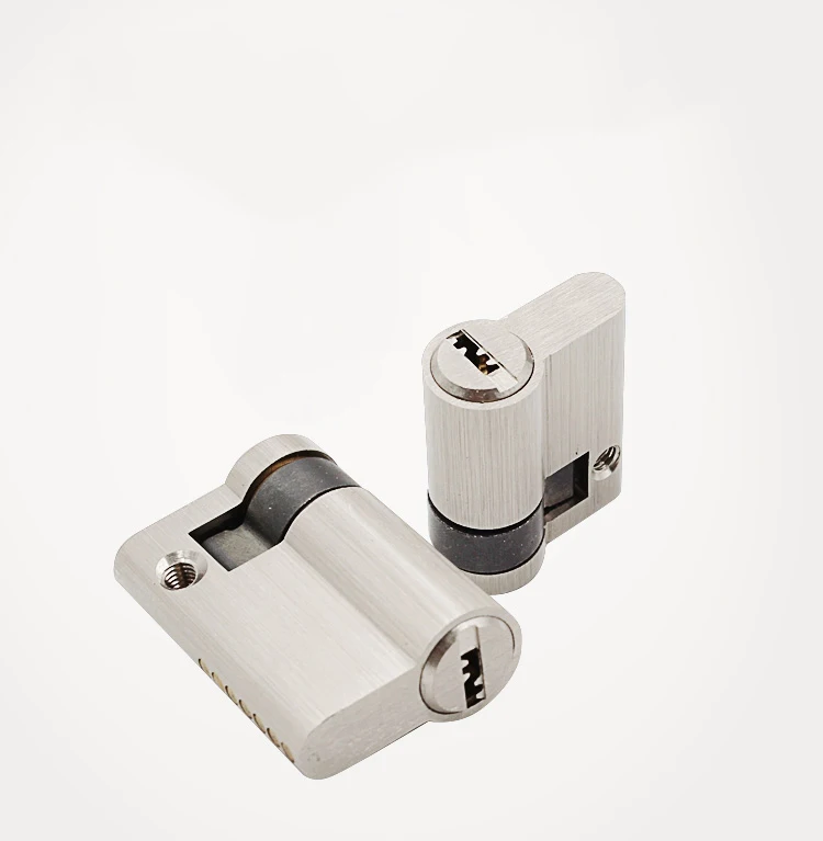 Half Cut Lock Core, Single-Sided Key to Open Brass Interior Door, Garage Storage Room Door Lock, Irreversible 30/10 image 5