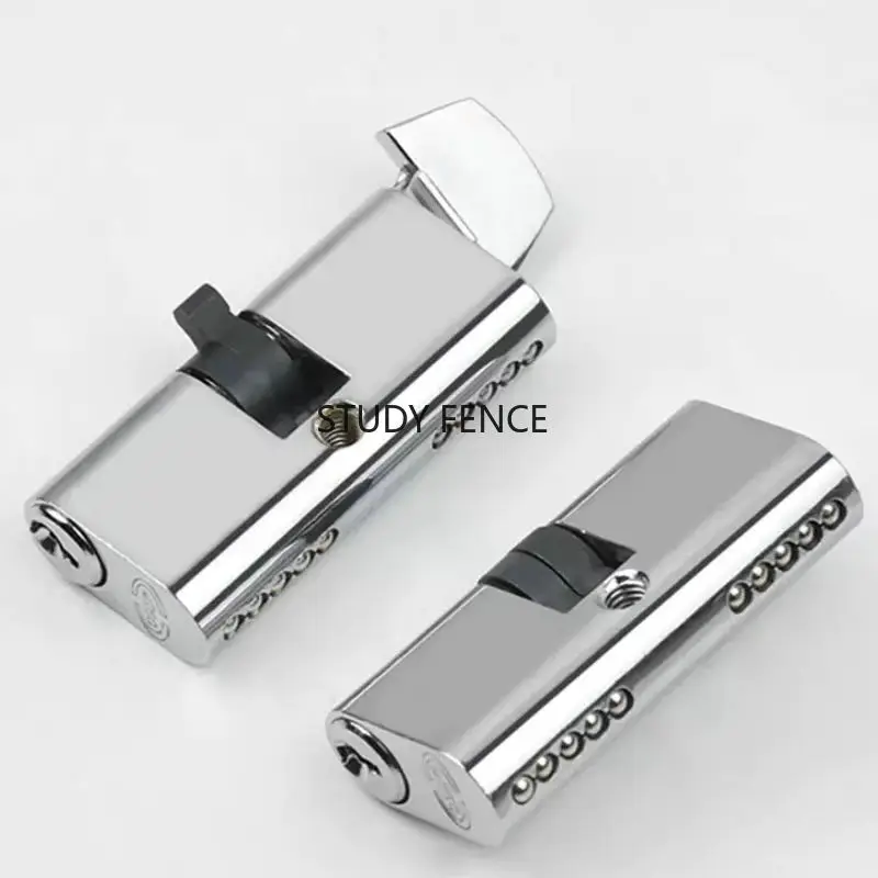 1pc Aluminum Alloy Lock Core Indoor Door Lock Cylinder with Keys Single/double-sided Lock Core Household Hardware Accessories image 4