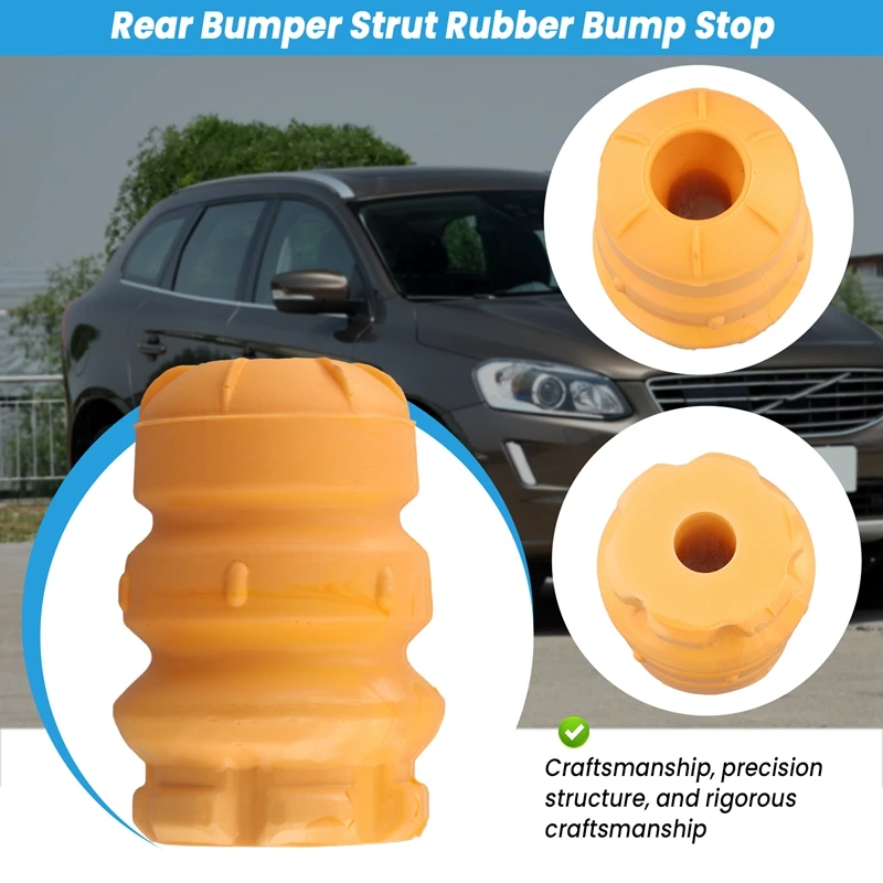 AU05 -Car Rear Bumper Strut Rubber Bump Stop 31262885 For Volvo XC60 MK2 2010 2011 2012 2013 2014 2015 2016 2017