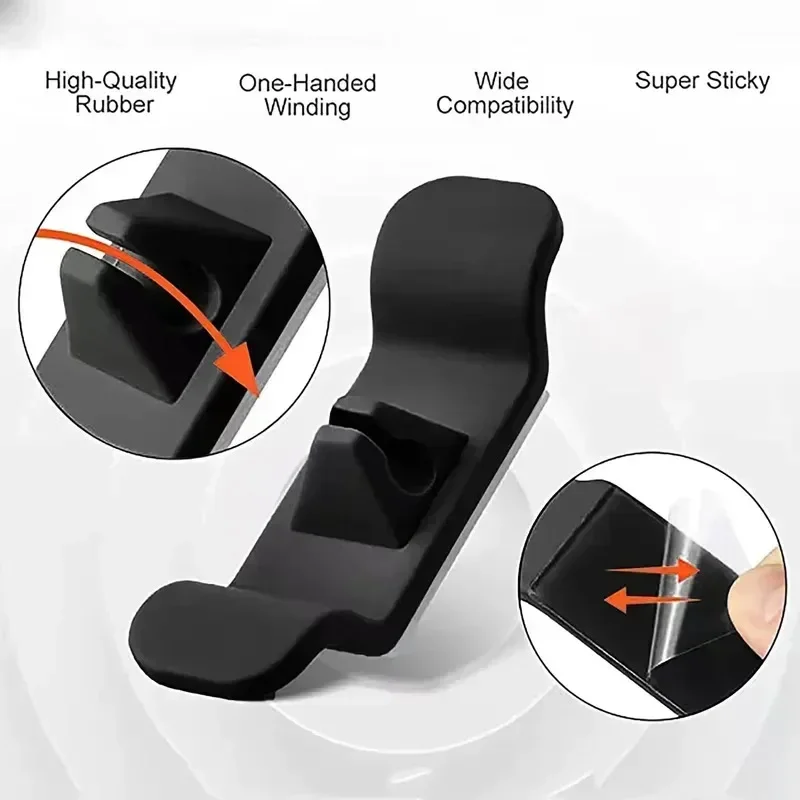 2026-A Top Quality 12Pcs Cord Wrapper Organizer Clips Cable Management Wire Holder for Kitchen Appliances Blender Mixers