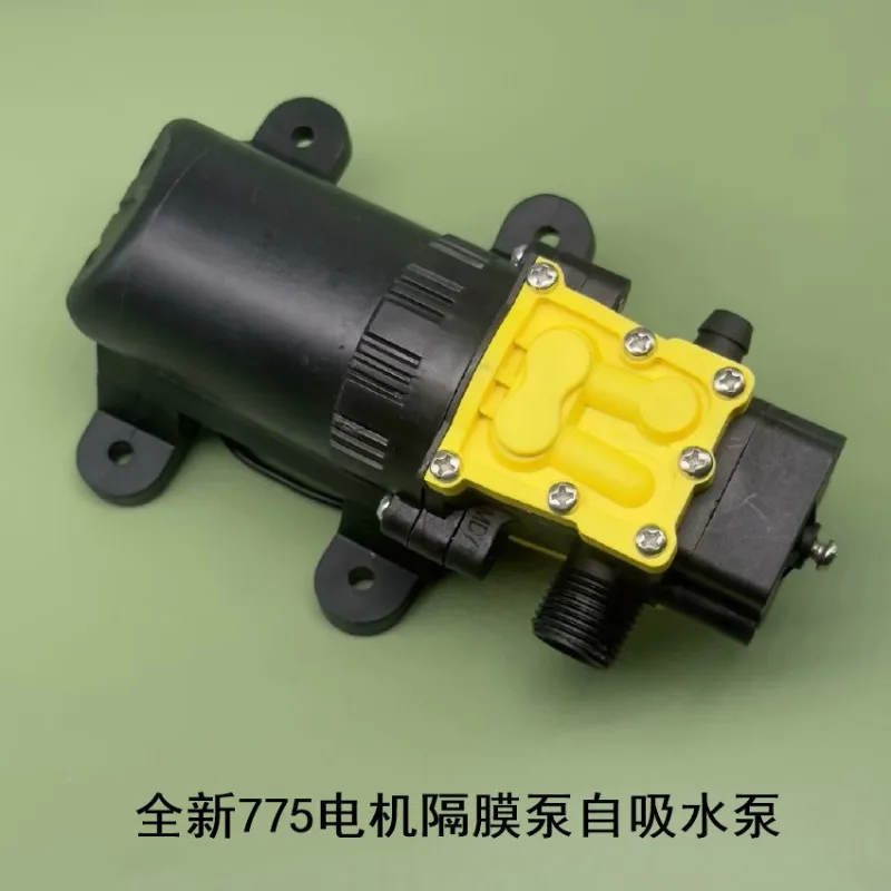 New 12V Electric Sprayer Water Pump High Pressure Farm Water Pump 775 Motor Diaphragm Pump Self Priming