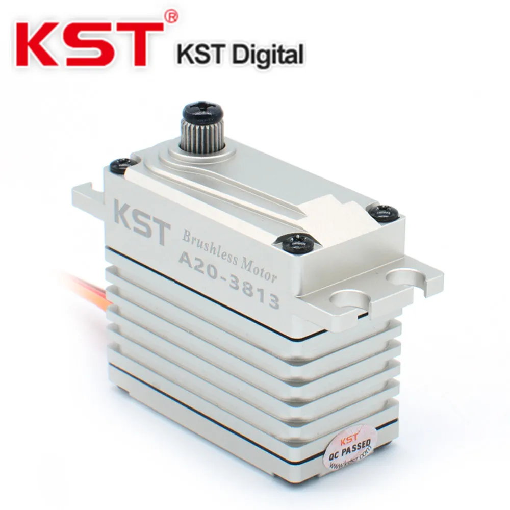 KST A20-3813 standard all metal digital high-voltage high torque 43kg 0.12sec brushless servo model fixed wing vortex jet