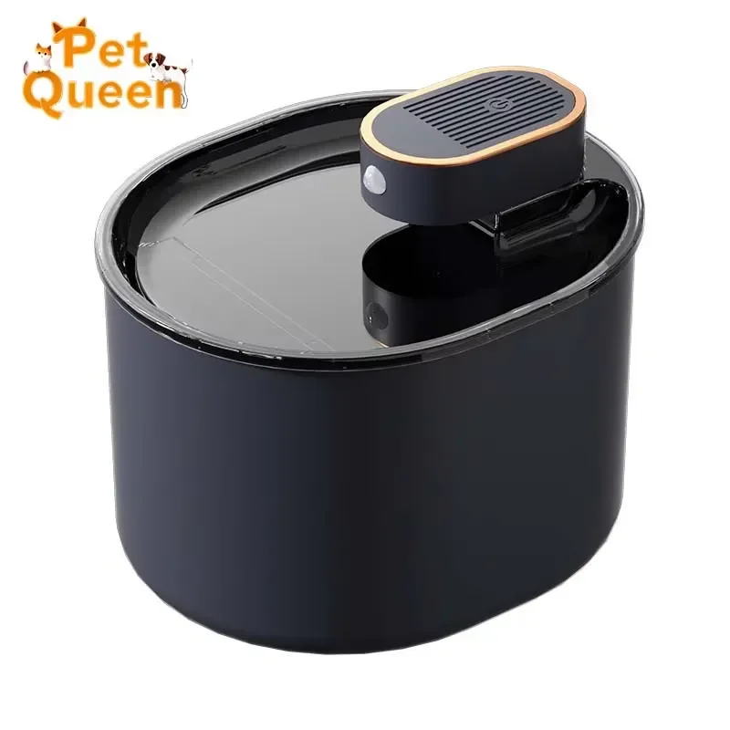 Cordless Battery Operated Pet Water Fountain for Rechargeable Lithium Battery 90 Days Life Low Noise Pump BPA Free Triple