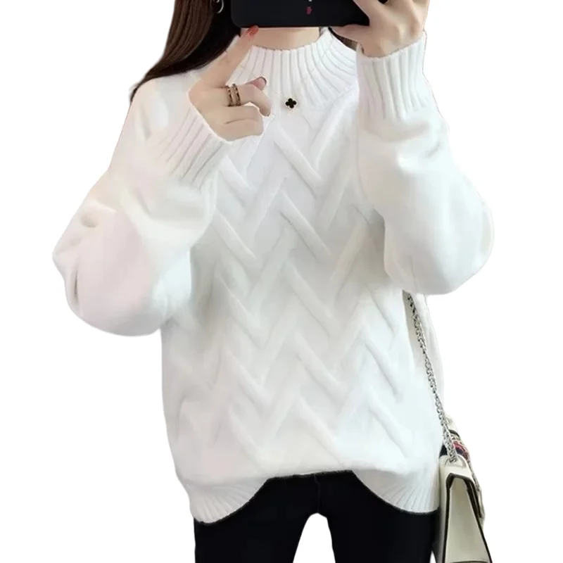 Pullover Sweater Women New Autumn Winter Knit Sweater Loose Women Sweaters Plus Size Women's Jumper